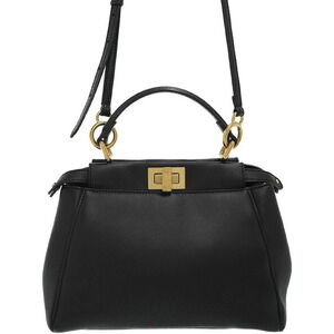 Fendi Peekaboo Iconic satchel nappa leather 2way Shoulder Bag